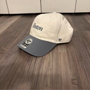 47 Boston Cap with Cream and Gray